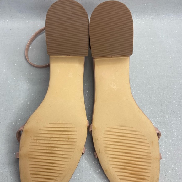❌SOLD❌14th And Union Jemma Strappy Sandal Nude Faux - Picture 9 of 14